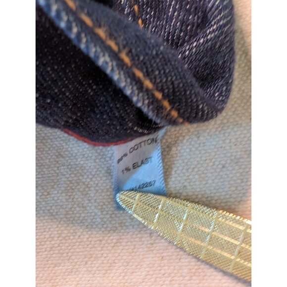 Raleigh Denim Men's Dark Wash Slim Straight Fit Jeans Size 30x34 (tagged 29) USA - Picture 11 of 12